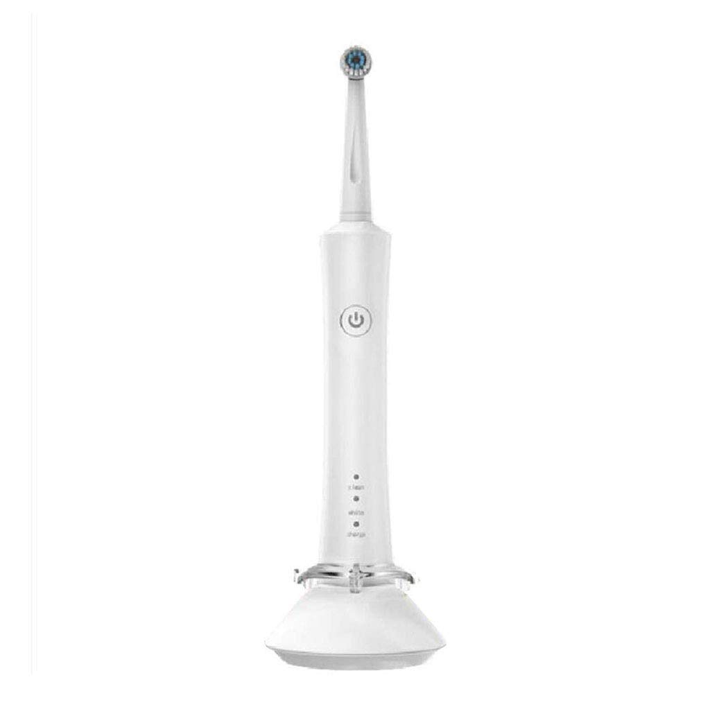 Sonic Waterproof White Electric Toothbrush - Rechargeable, Ultra Quiet, 5 Cleaning Modes for Sensitive Teeth & Gum Care | Perfect for Travel, Home & Daily Oral Hygiene Routine (Color: White)