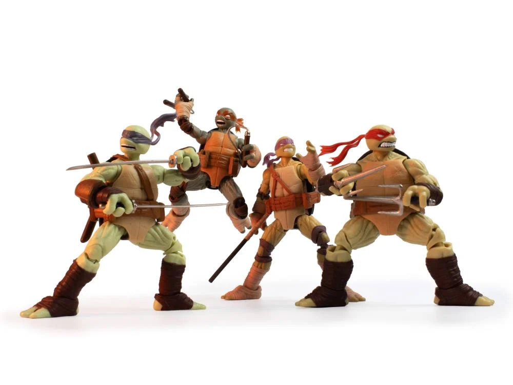 Teenage Mutant Ninja Turtles BST AXN Leonardo Version 2 Action Figure & Comic Book Set - Collectible Toy for TMNT Fans, Perfect for Display, Gifts, and Play
