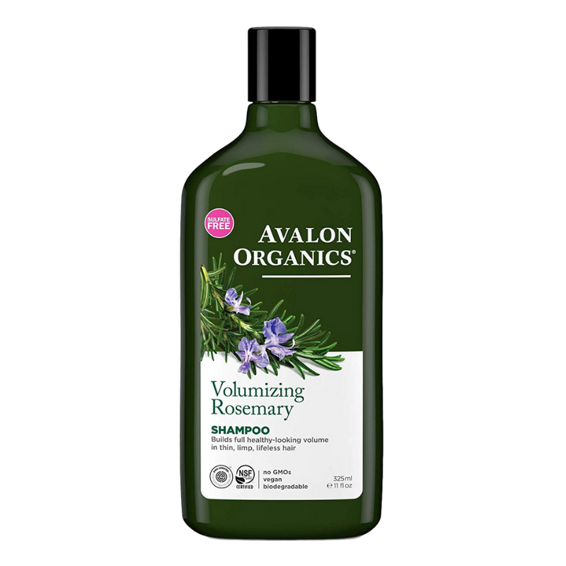 Avalon Organics Rosemary Shampoo for Hair Growth & Scalp Health - Natural & Vegan Hair Care for Dry, Damaged Hair - Perfect for Daily Use & Salon-Quality Results