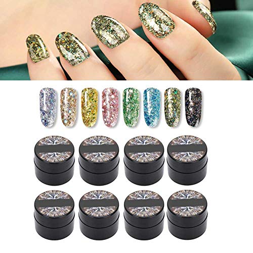 Long-Lasting UV Gel Nail Polish Set - 8 Vibrant Summer Colors for Manicure & Pedicure | Soak Off Gel Polish for Salon-Quality Nails at Home | Perfect for Parties, Weddings & Everyday Wear