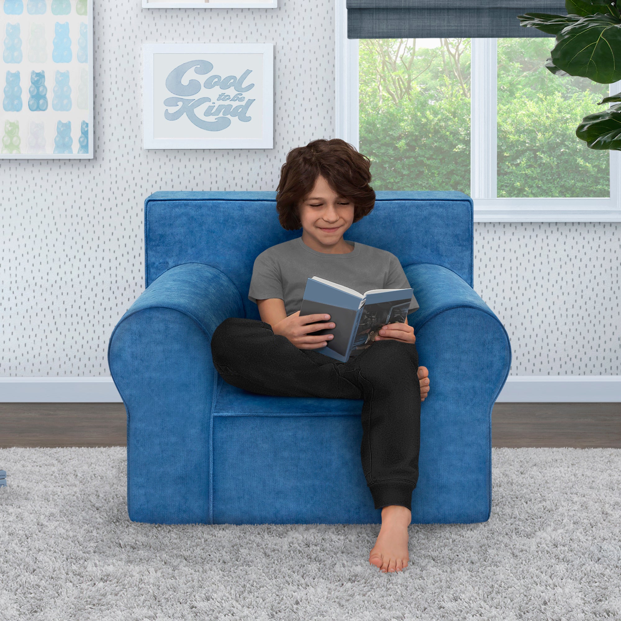 XL Cozee Foam Chair for Kids - Soft & Comfortable Floor Seating for Ages 18 Months to 12 Years - Perfect for Playrooms, Bedrooms & Reading Nooks