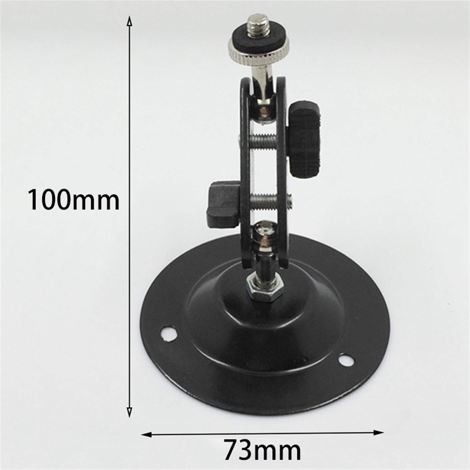 5PCS Black 360° Rotatable Projector Mounts & Speaker Brackets - Wall Mount for Mini Projector, Camera & Home Theater Setup - Perfect for Office Presentations, Classroom Teaching & Home Entertainment