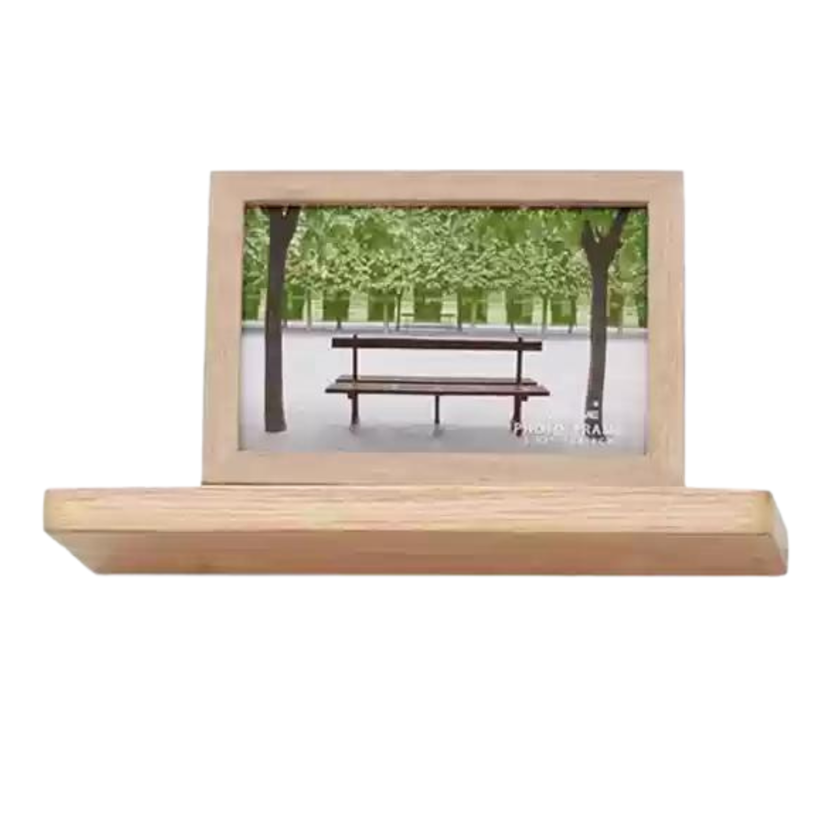 Solid Oak and Black Walnut Wood Wall Shelf - Handcrafted Rustic Floating Shelves for Living Room, Kitchen, Bathroom Decor | Durable Natural Wood Storage Solution for Home Organization