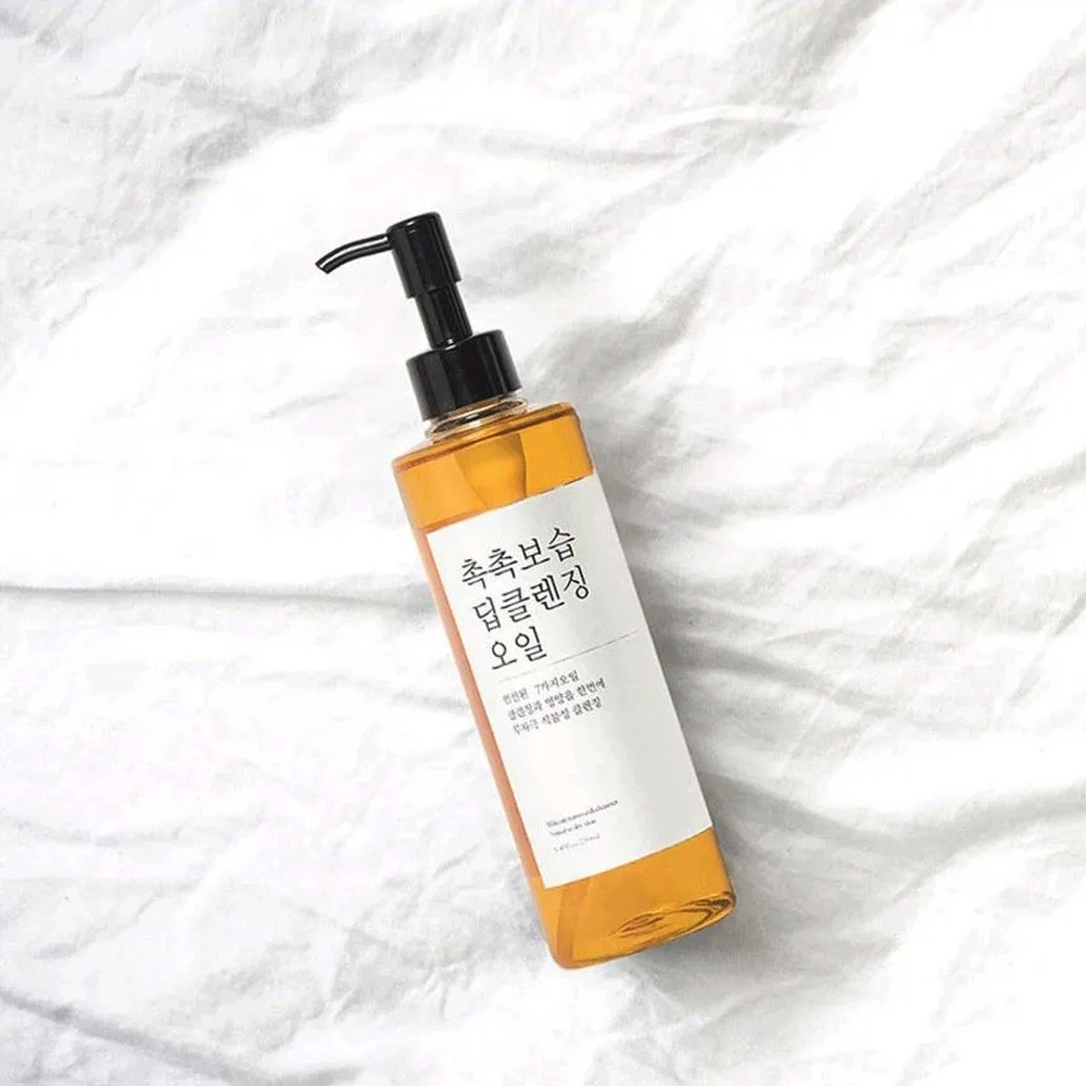 CELLBN Moisturizing Deep Cleansing Oil 250ml - Gentle Makeup Remover & Facial Cleanser for Dry & Sensitive Skin | Perfect for Daily Skincare & Travel Essentials