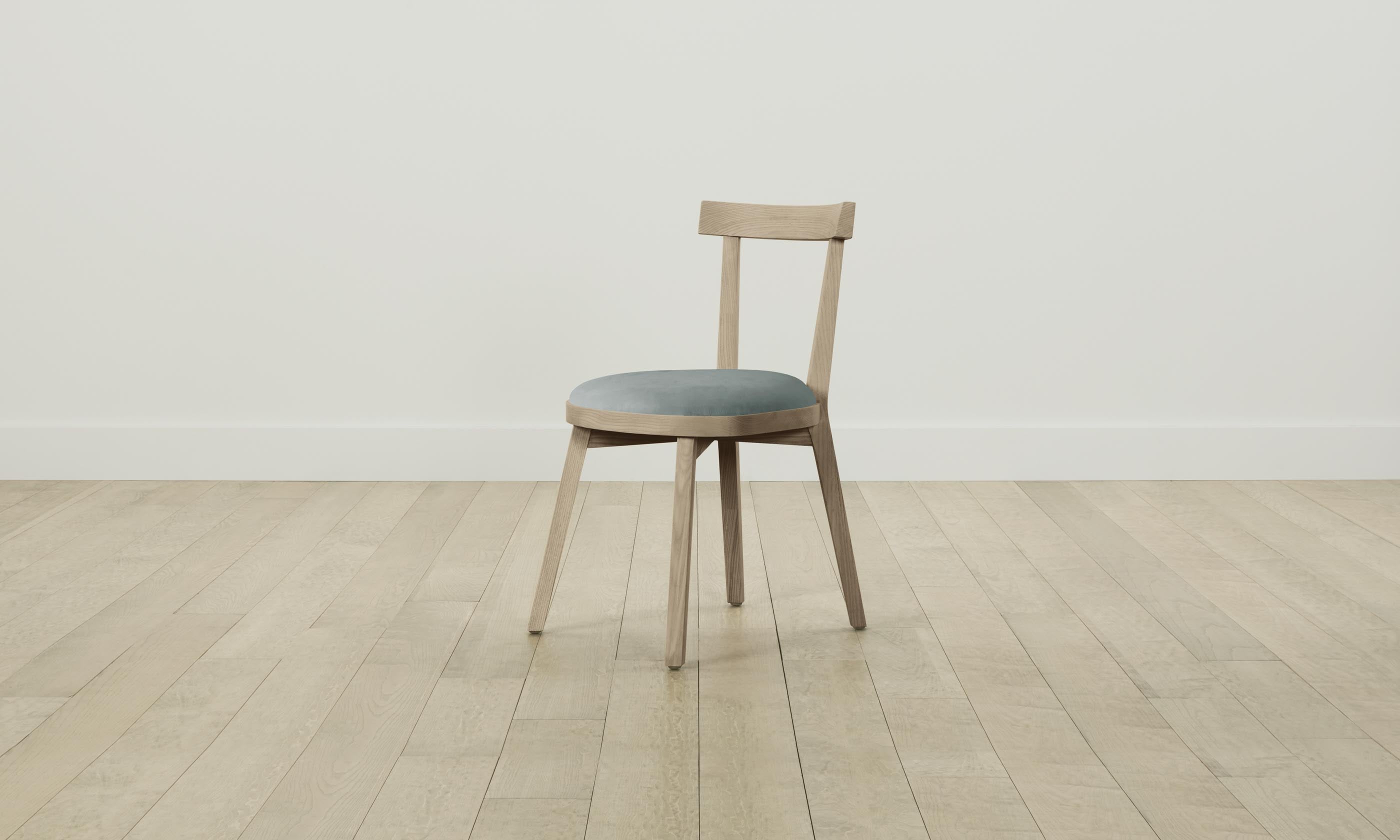 Allen Dining Chair - Premium Nubuck Leather Upholstered Seat with Solid Wood Frame - Perfect for Modern Dining Rooms, Kitchens, and Restaurant Settings