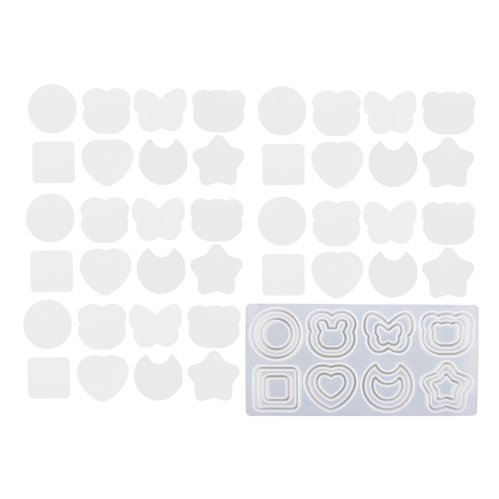 5 Pcs DIY Resin Molds - Creative Silicone Tray Molds for Handmade Crafts, Quicksand Resin Mould for Jewelry, Keychains & Home Decor - Perfect for DIY Art Projects & Gifts