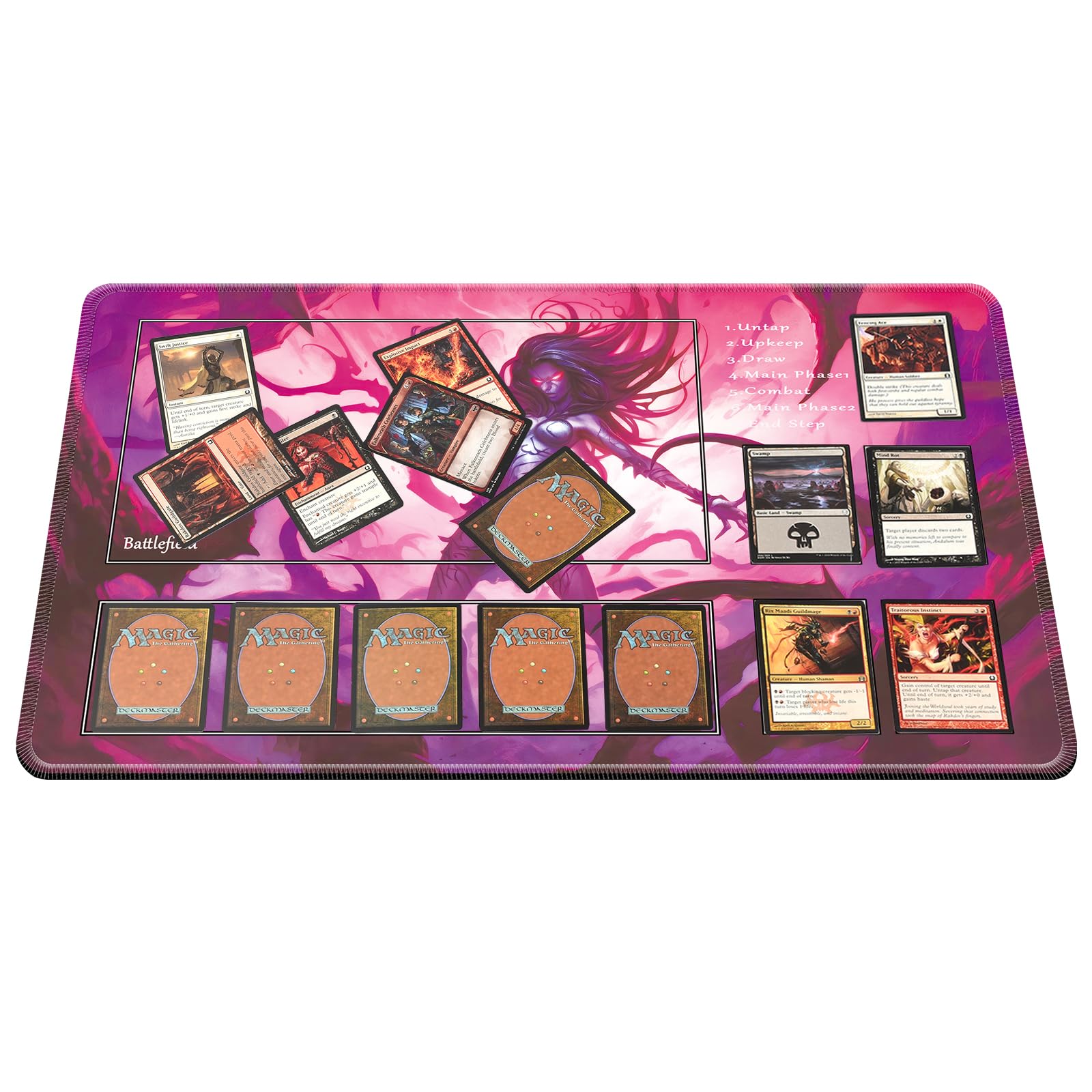 Premium MTG Playmat with Zones - 24