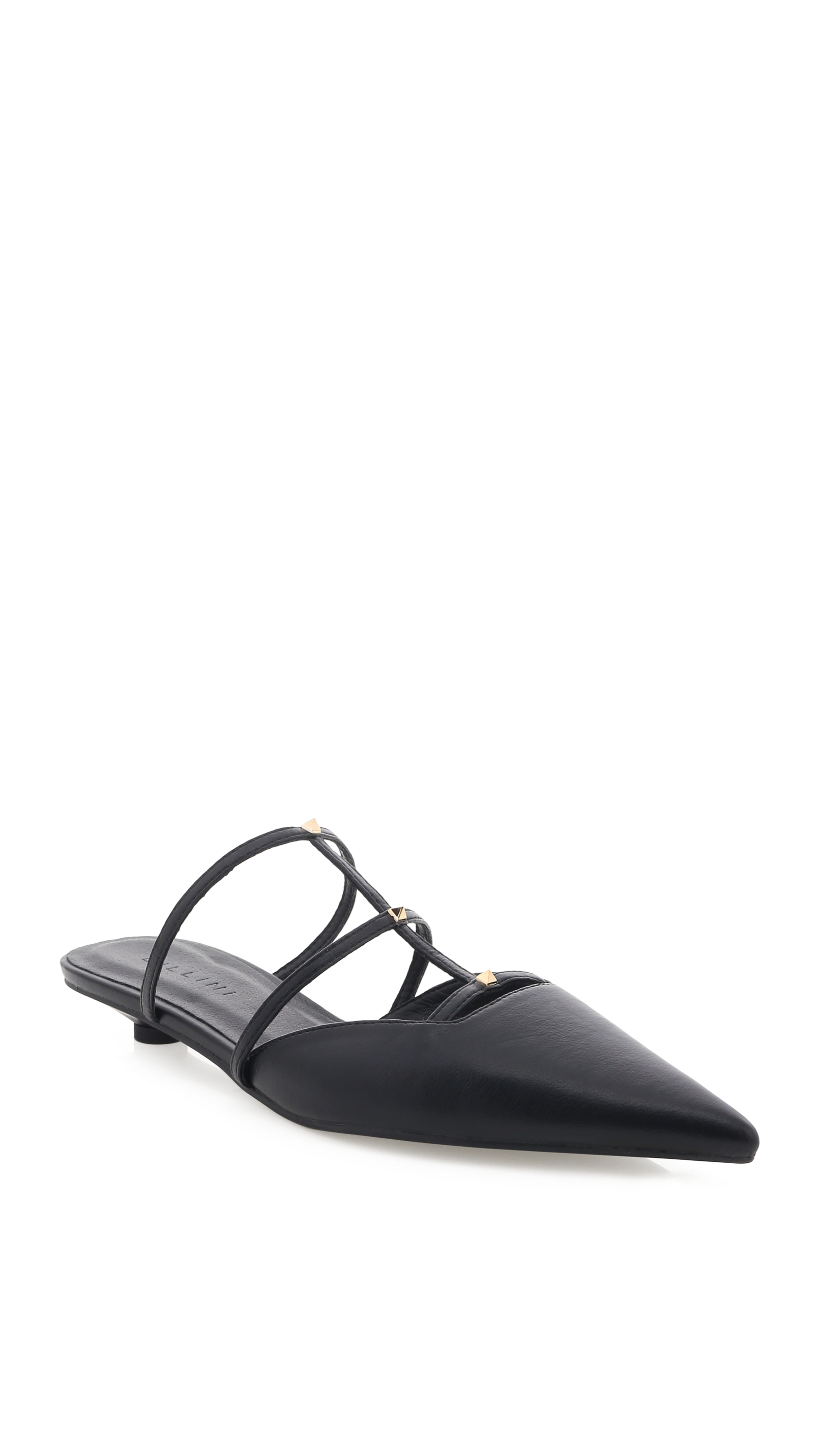 Carver Ballet Flats for Women - Comfortable Black Leather Pointed Toe Ballet Shoes | Perfect for Work, Office, and Casual Wear
