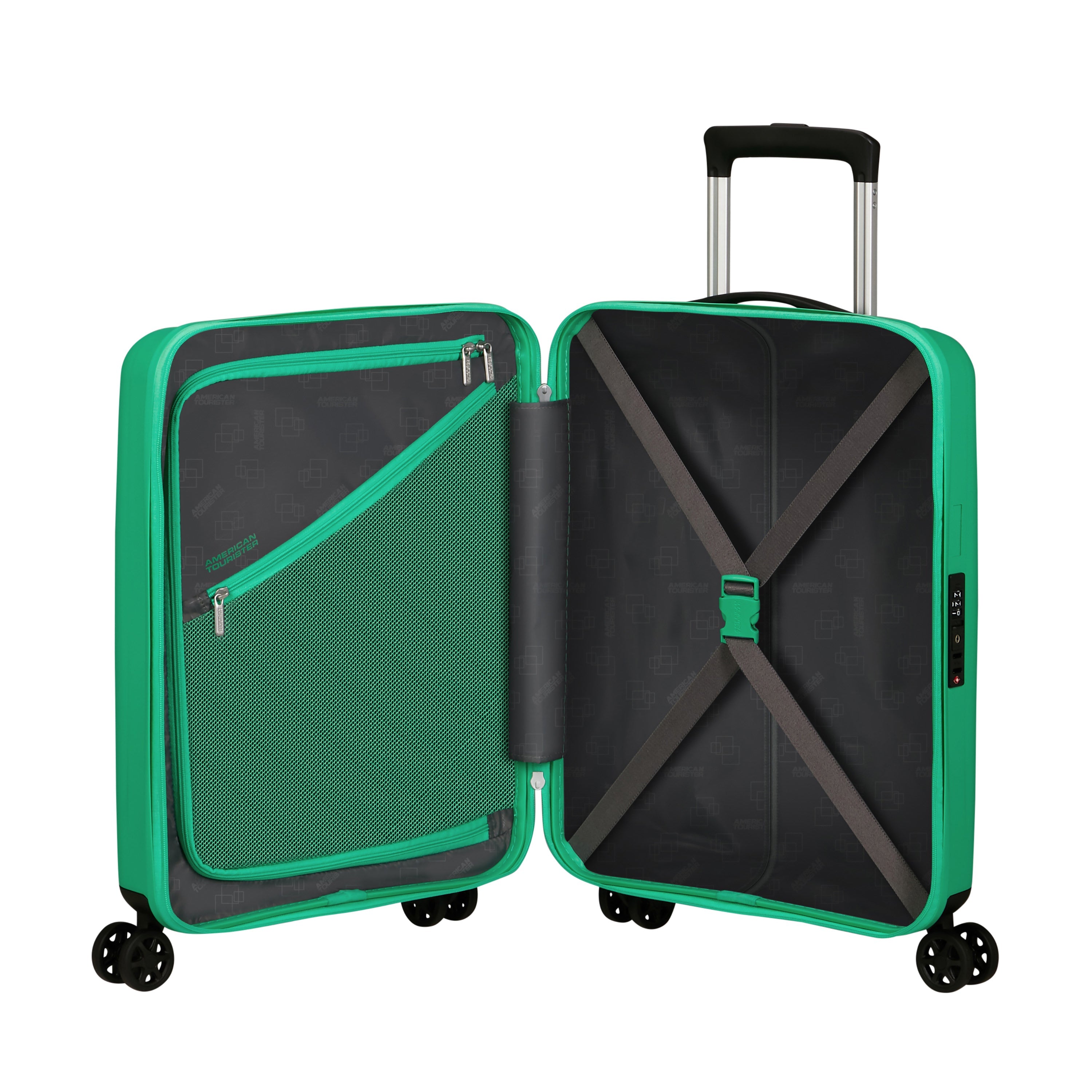 American Tourister Rejoy Expandable Spinner Carry-On Luggage - Lightweight Suitcase for Air Travel, Business Trips & Weekend Getaways
