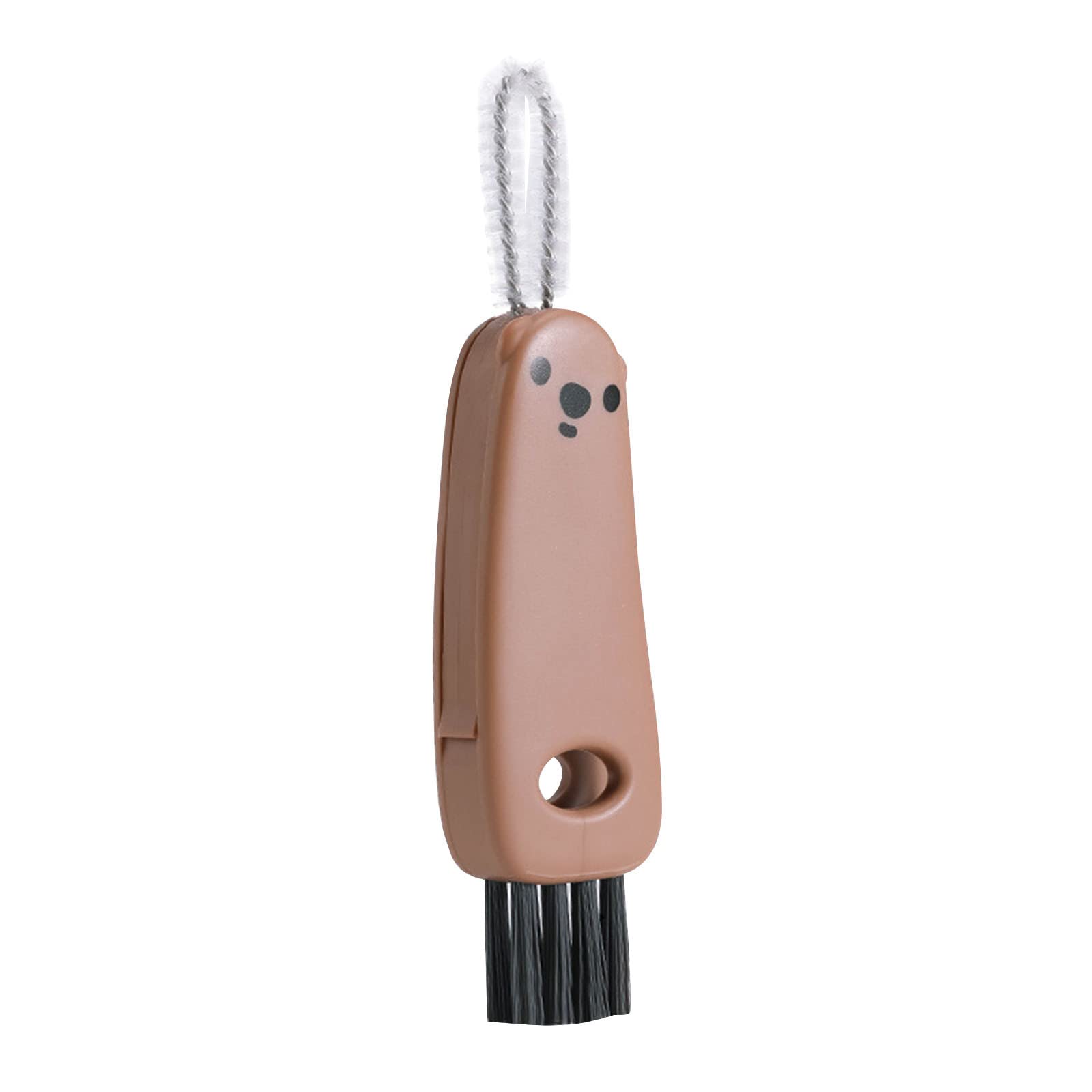 3-in-1 Vacuum Cup Lid Cleaning Brush - Multi-Purpose Bottle Brush for Baby Bottles, Travel Mugs & Groove Cleaning - Perfect for Kitchen, Baby Care & On-the-Go Cleaning
