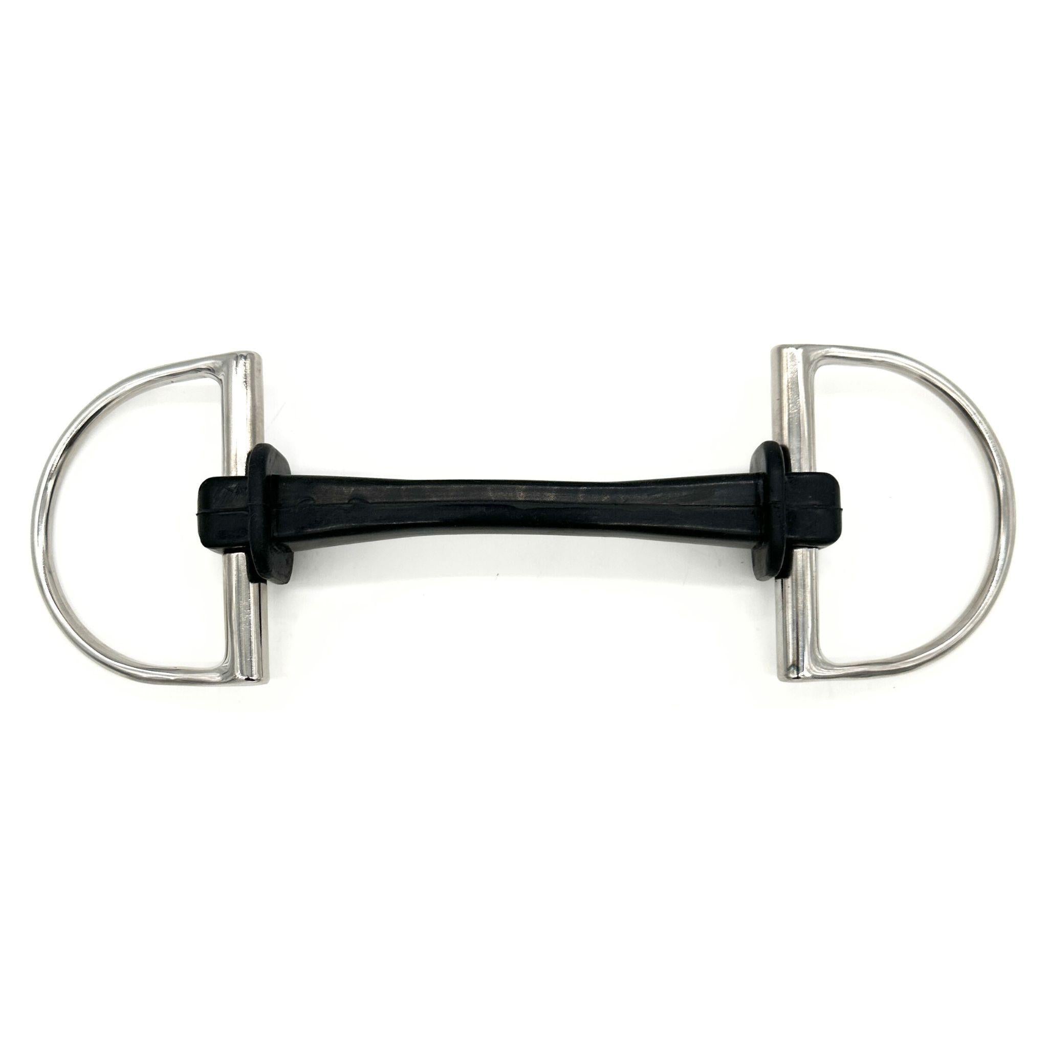 AJR Siloflex Soft Dee Bit Horse Training Bit - Comfortable & Gentle for Young Horses - Perfect for Dressage, Trail Riding & Training Sessions