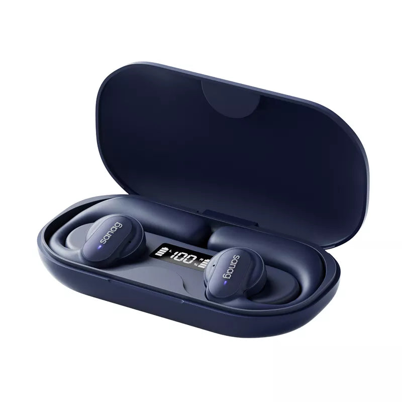 Sanag Z30S Pro Wireless Bluetooth Headphones - Open Ear Air Conduction Sport Headset with Ear Hook, HD Sound & IPX7 Waterproof - Perfect for Running, Cycling & Workouts