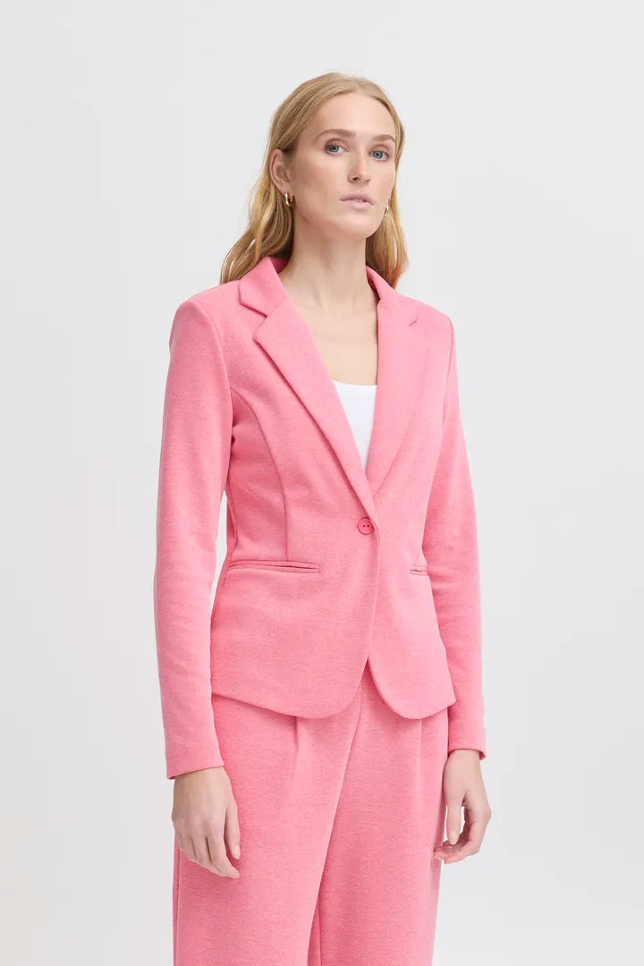 Stylish Penny Blazer in Bright Rose - Women's Fashion Blazer for Office, Party & Casual Wear