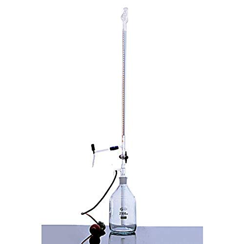 United Scientific Supplies BRA217-10 Class A Certified 10mL Automatic Burette - Borosilicate Glass for Precise Laboratory Measurements & Chemical Analysis