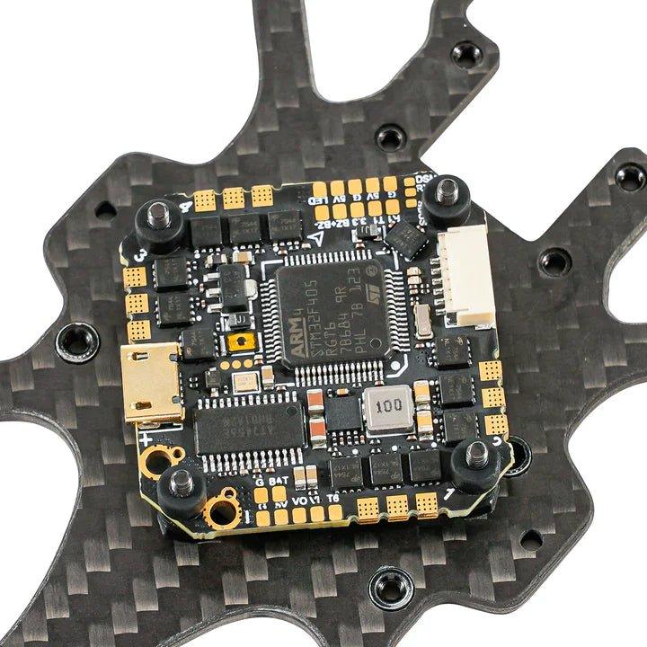 BETAFPV Toothpick F405 2-4S 20A AIO Brushless Flight Controller V5 with BLHeli_S and ICM42688 Gyro - Perfect for FPV Drone Racing and Freestyle Flying