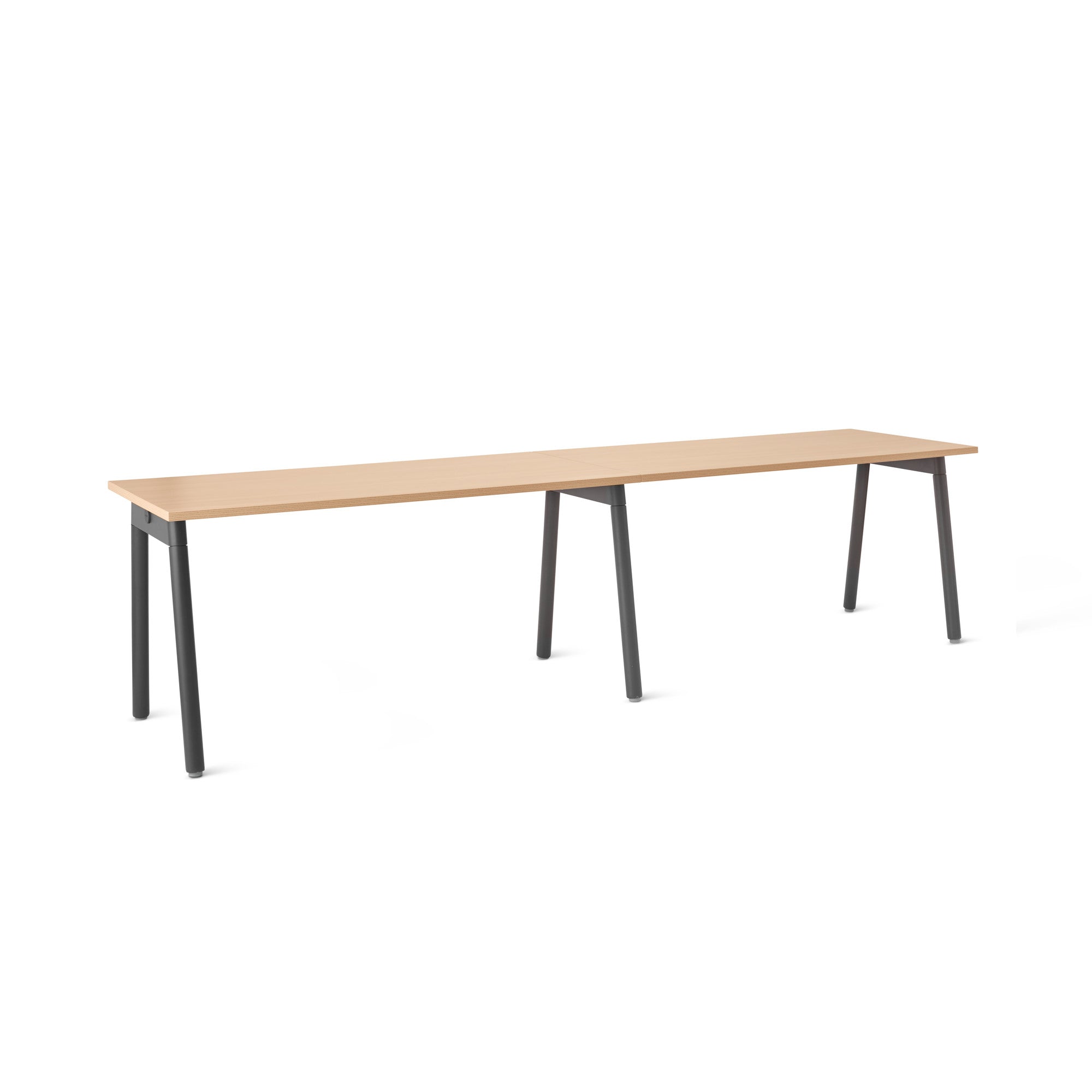 Series A Single Desk for 2 - Modern Two-Person Office Desk with Ample Workspace | Perfect for Home Office, Study Room & Small Workspaces
