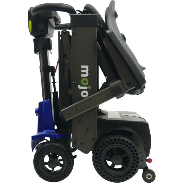 Mojo Manual Folding Scooter - Lightweight & Portable Mobility Aid for Adults & Seniors - Perfect for Travel, Shopping & Outdoor Activities