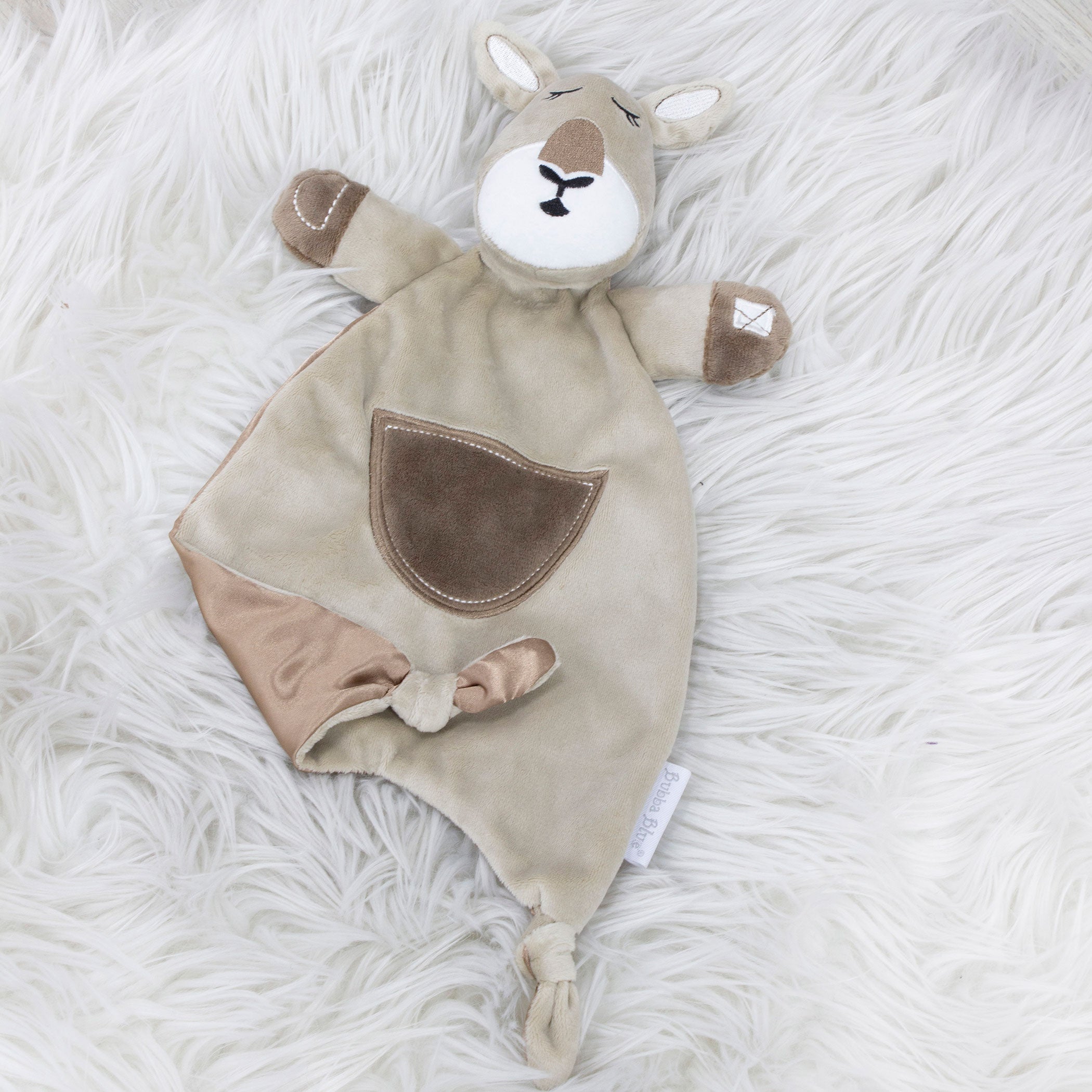 2-Pack Soft Plush Comforter Toys for Babies - Soothing Security Blanket for Sleep, Travel & Nursery Decor | Cute Stuffed Animal Lovey for Toddlers & Infants
