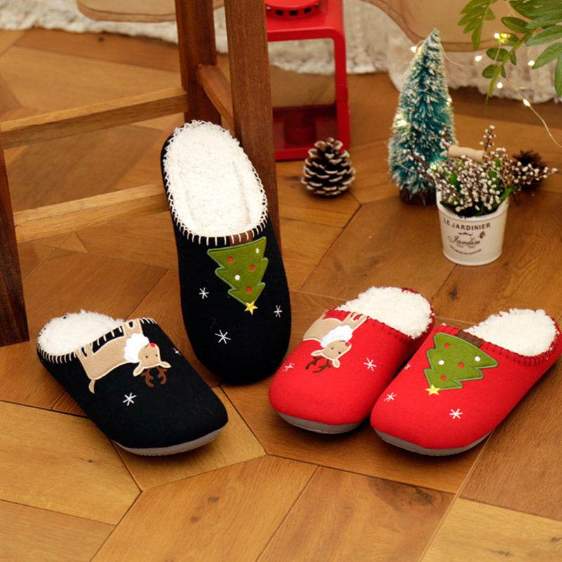 Cozy Holiday Slippers for Women & Men - Fuzzy Warm House Shoes with Non-Slip Sole - Perfect Christmas Gifts for Family & Friends - Ideal for Winter Indoor Comfort & Relaxation
