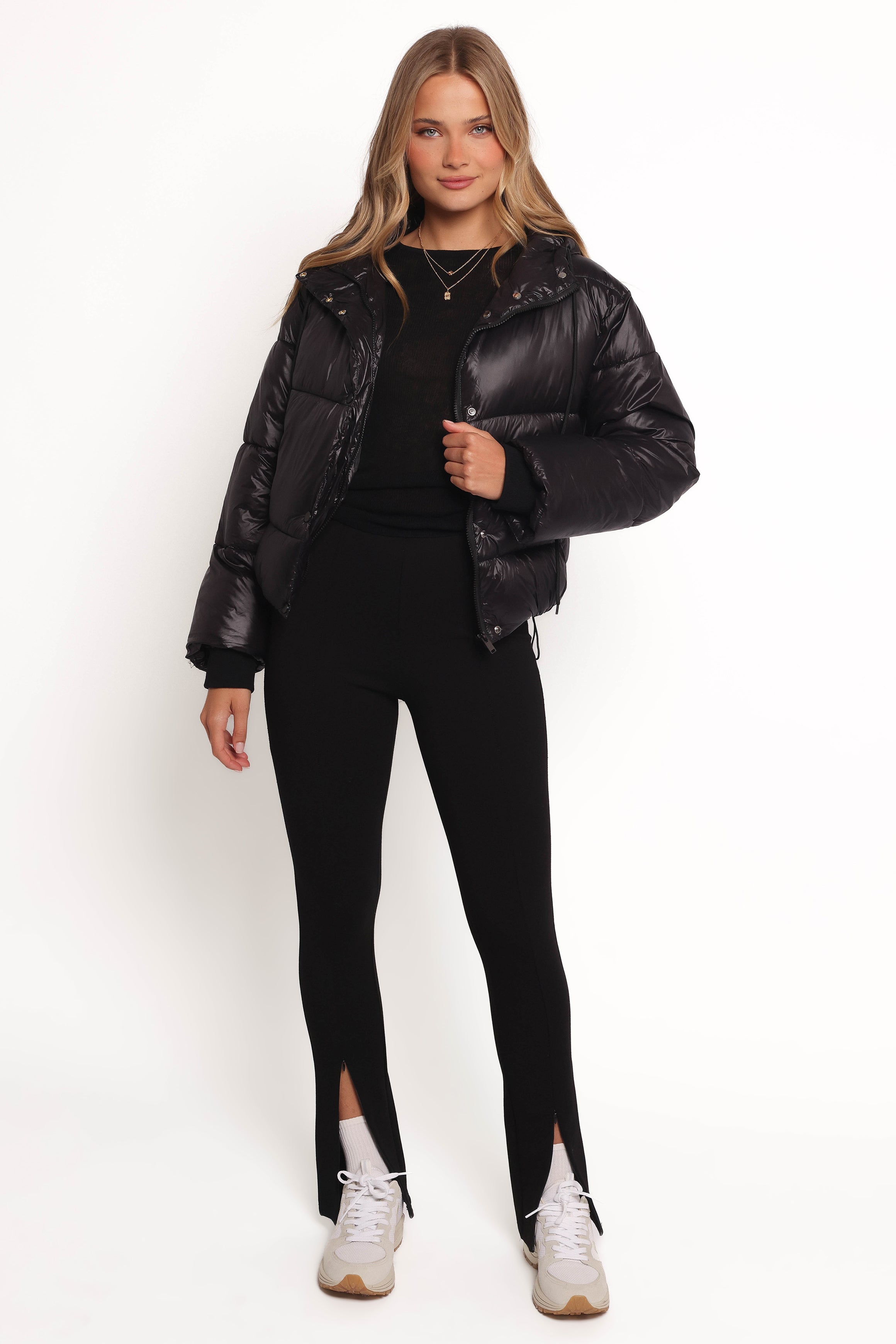 Archie Puffer Jacket for Men & Women - Lightweight Winter Coat, Waterproof & Windproof, Black - Perfect for Outdoor Activities, Travel & Cold Weather