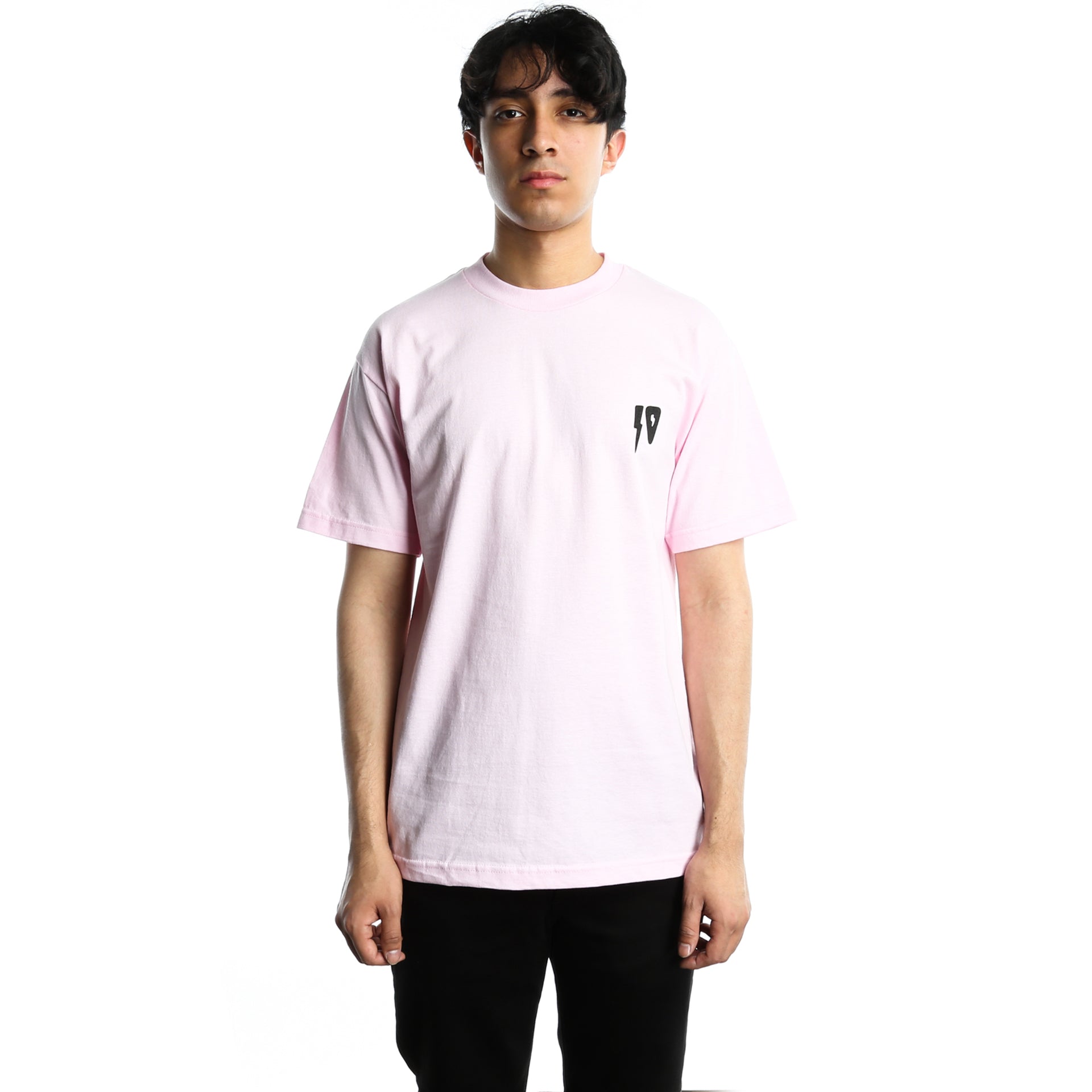 10 Deep 10 Strikes Graphic T-Shirt for Men - Soft Cotton Pink Streetwear Tee - Casual Wear, Hip Hop Fashion, Urban Street Style