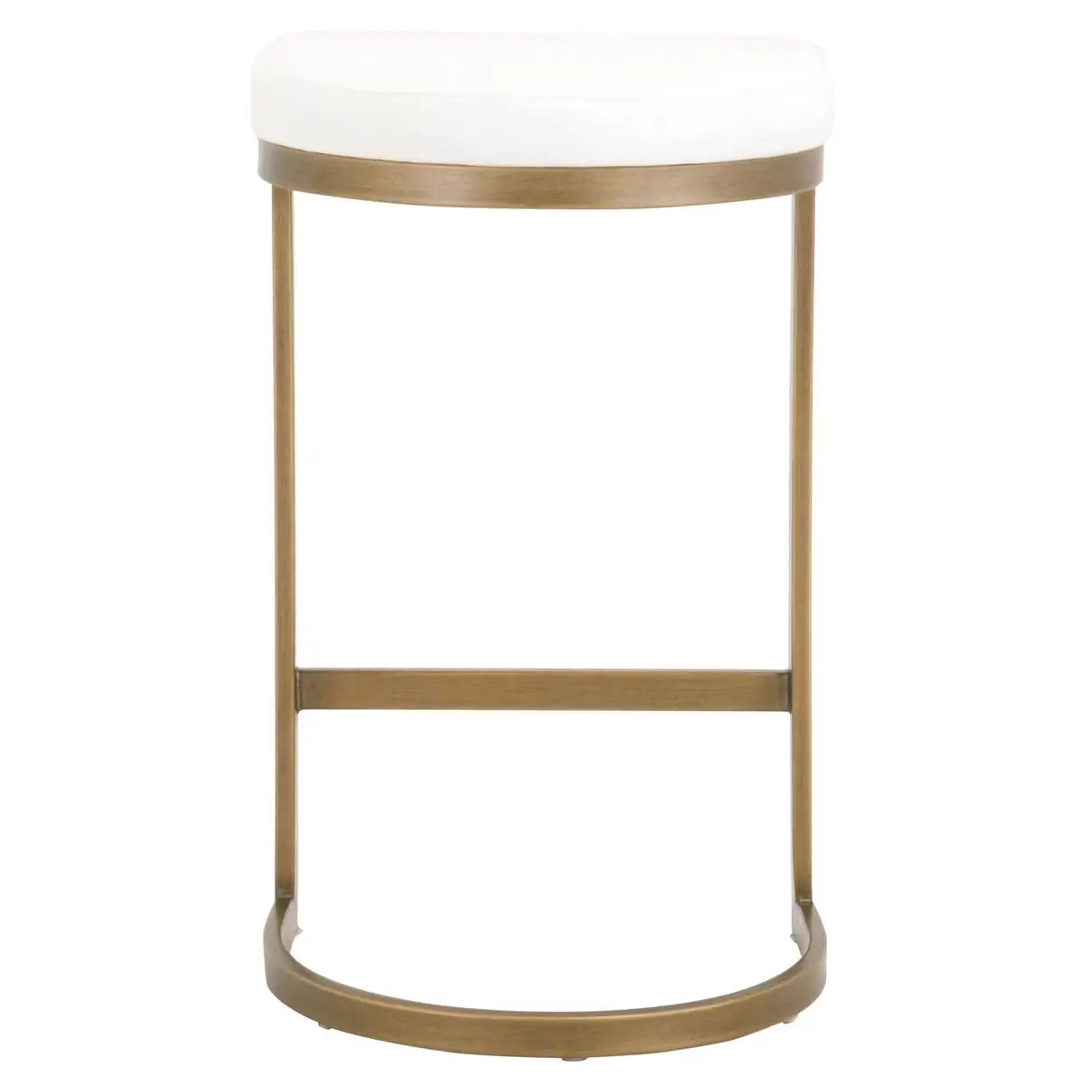 Modern Cresta Counter Stool - Adjustable Height Bar Stool with Padded Seat for Kitchen Island, Breakfast Bar & Home Decor - Comfortable & Stylish Dining Chair for Indoor Use