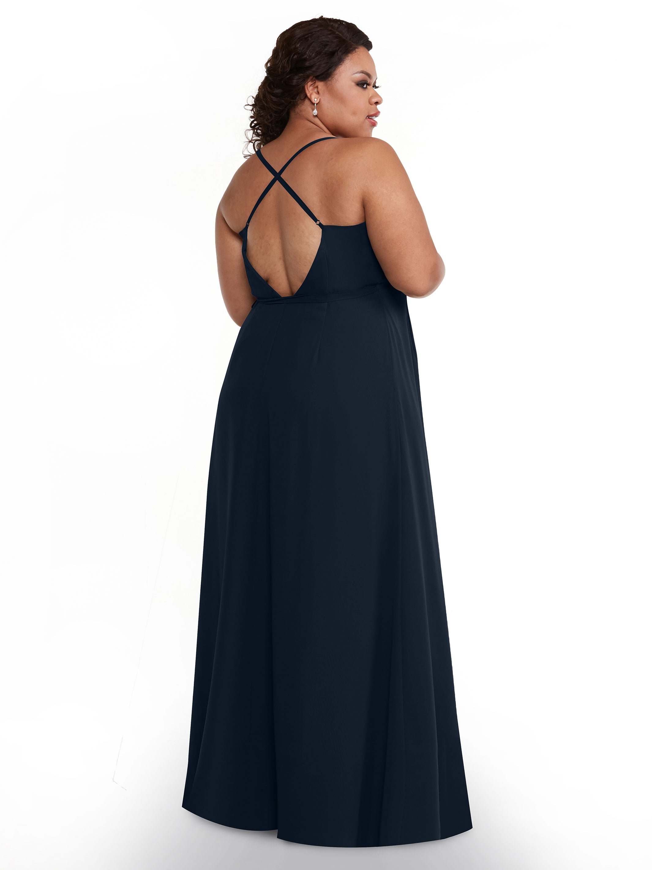 Elegant 80171 Sheath Chiffon Bridesmaid Dress with Adjustable Self-Tie Sash - Perfect for Weddings, Formal Events & Special Occasions