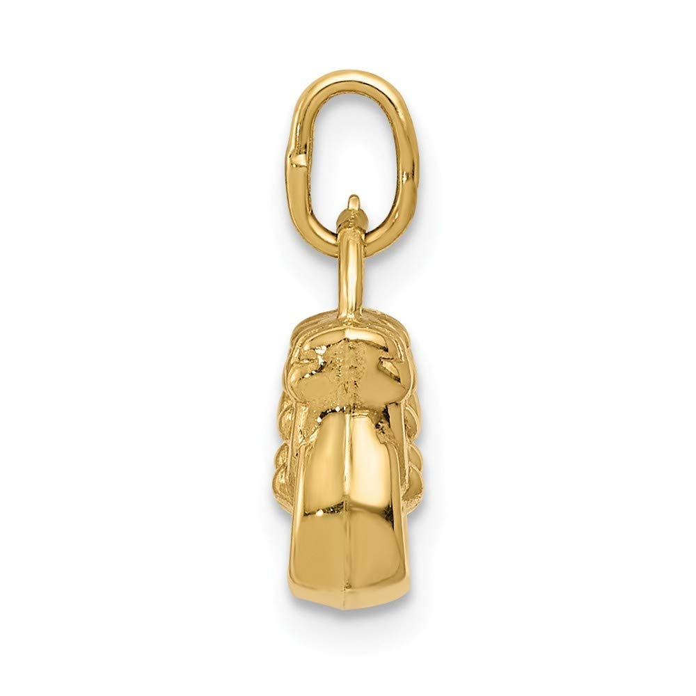 14K Yellow Gold 3D Purse Charm - Elegant Handbag Accessory for Women | Roy Rose Jewelry | Perfect Gift for Birthday, Anniversary & Special Occasions