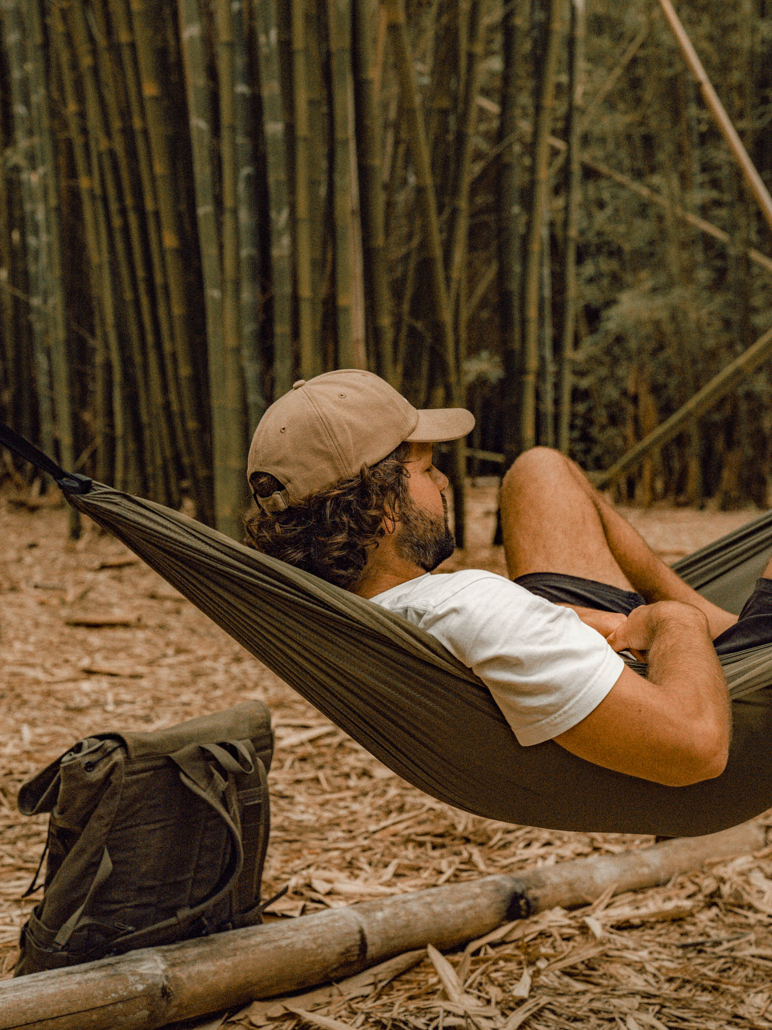 Premium TROPICS TRAVEL HAMMOCK - Portable & Lightweight for Camping, Beach, Backpacking - Perfect Outdoor Relaxation Gear