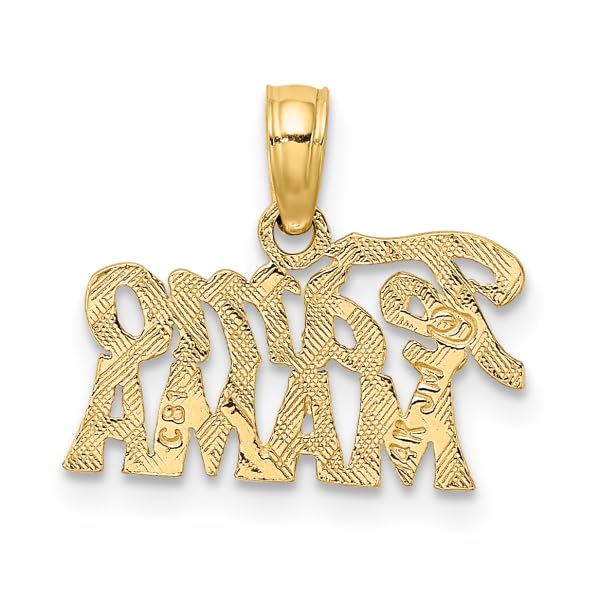 14K Solid Yellow Gold 