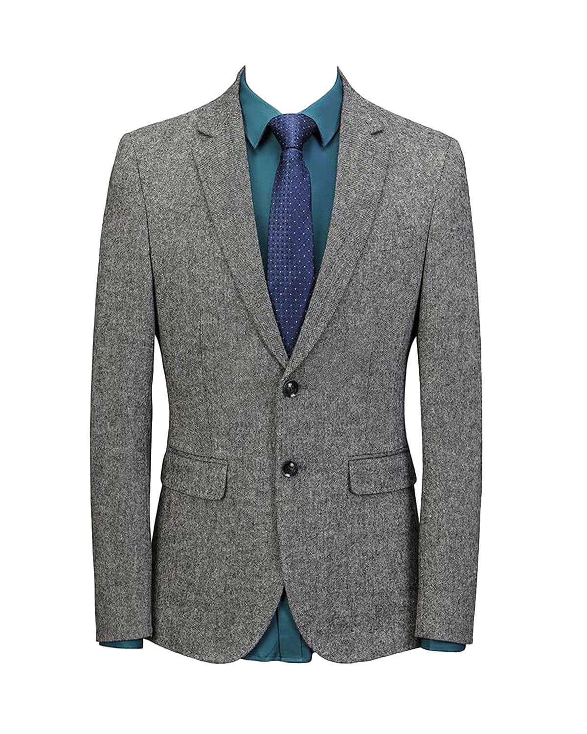 Wemaliyzd Men's 3-Piece Wool Business Suit - Single Breasted Vest & Separate Pants for Professional Office Wear, Interviews & Formal Events