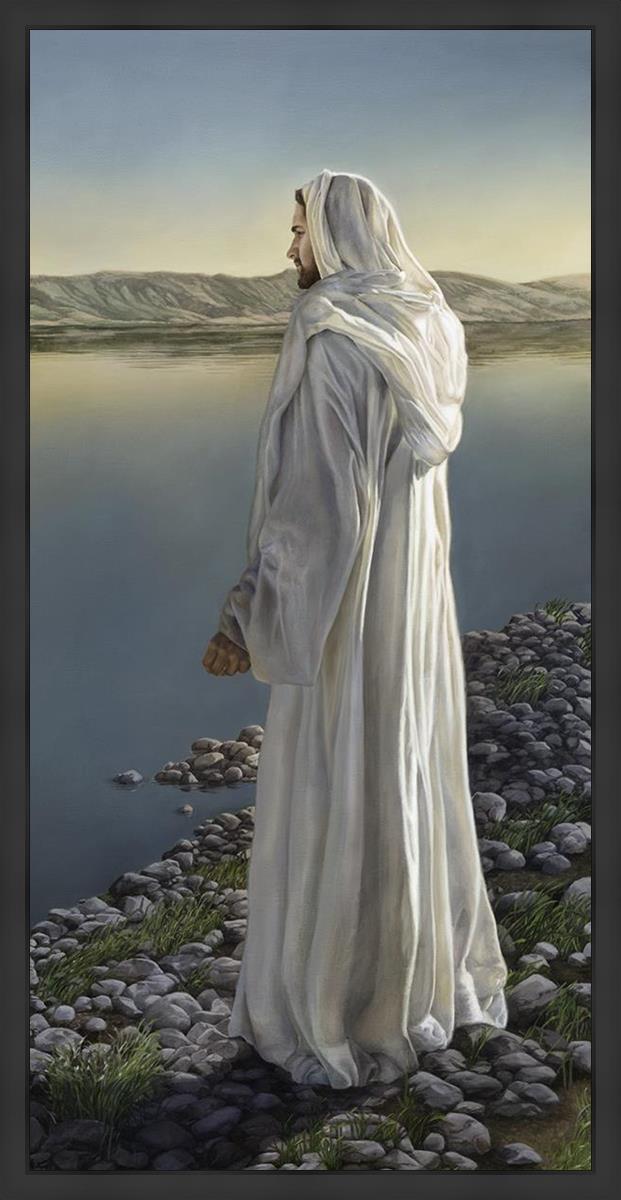 Come Follow Me Large Wall Art - Inspirational Christian Home Decor for Living Room, Bedroom & Office - Perfect Gift for Religious Families