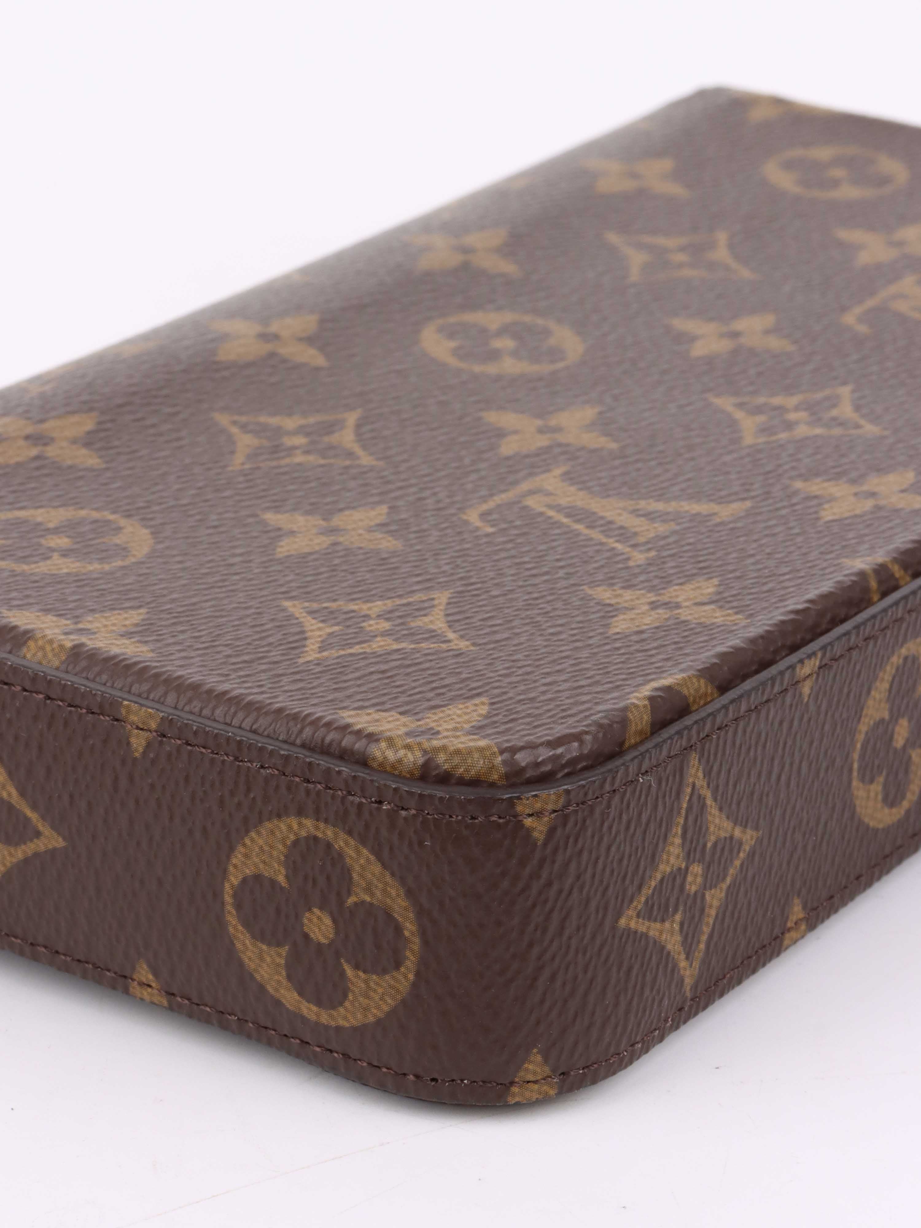 Authentic Louis Vuitton Monogram Felicie Pochette Crossbody Bag - Luxury Designer Wallet on Chain for Women | Perfect for Evening Events, Date Nights & Travel Accessories