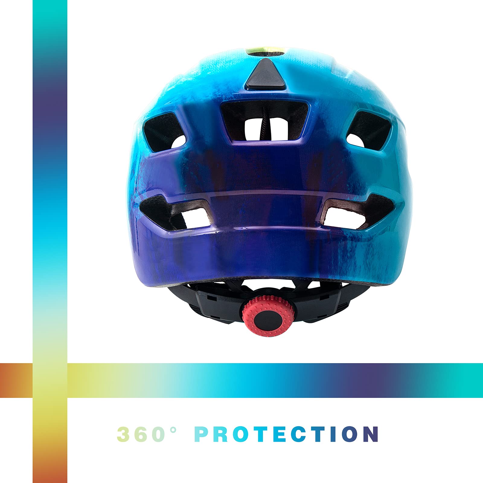 OnBros Kids Bike Helmet for Boys & Girls Ages 5-14 - Adjustable 50-57CM Lightweight Bicycle Helmet with Visor for Cycling, Skateboarding, Scooter & Mountain Biking - Perfect for School Commute & Outdoor Adventures