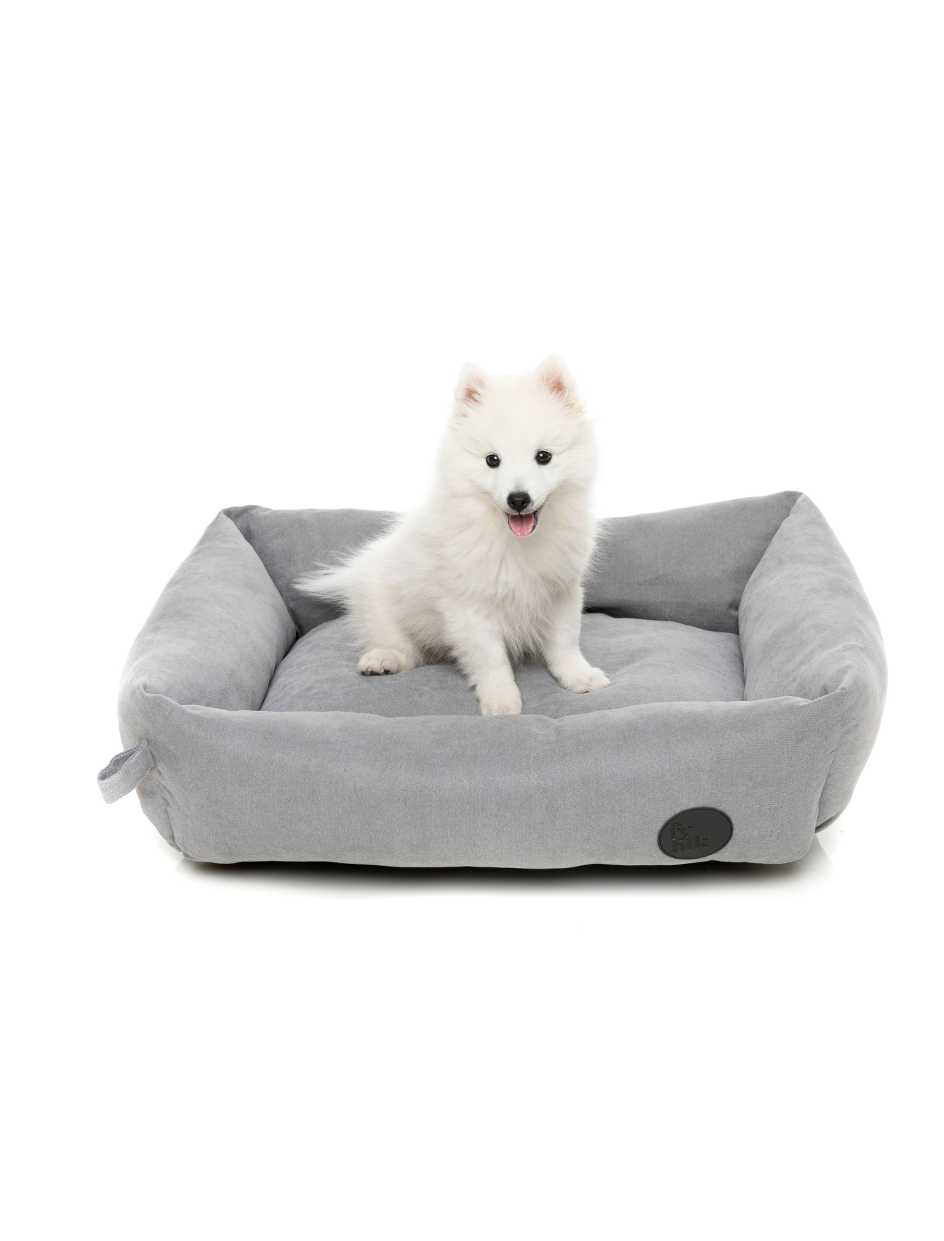Fuzzyard Plush Orthopedic Dog Bed for Small Medium Large Dogs - Soft Washable Pet Bed with Removable Cover, Stone Grey - Perfect for Living Room, Bedroom & Crate Use