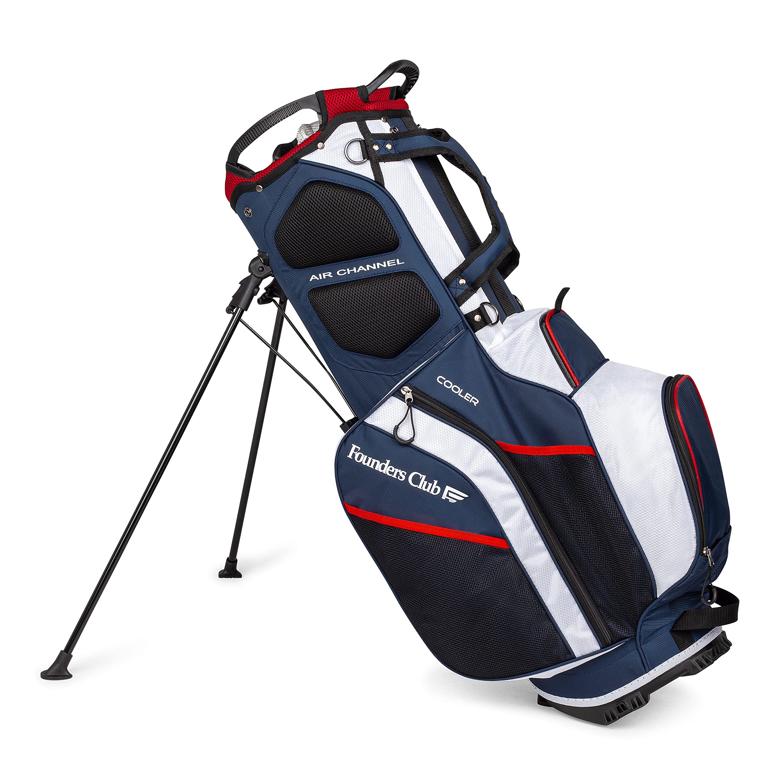 Founders Club Golf Hybrid Stand Bag - 14-Way Full Length Divider for Walking or Cart - Lightweight & Durable Golf Bag for Men & Women - Perfect for Driving Range, Course & Travel