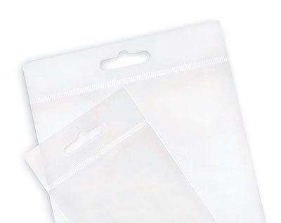 1000 Pack 3x4 Inch Clear Polypropylene Bags with 1 Inch Header & Resealable Bottom - 1.6 Mil Thick for Snacks, Candy, Crafts, Jewelry & Small Parts Storage - High Clarity Plastic Bags for Retail & Packaging