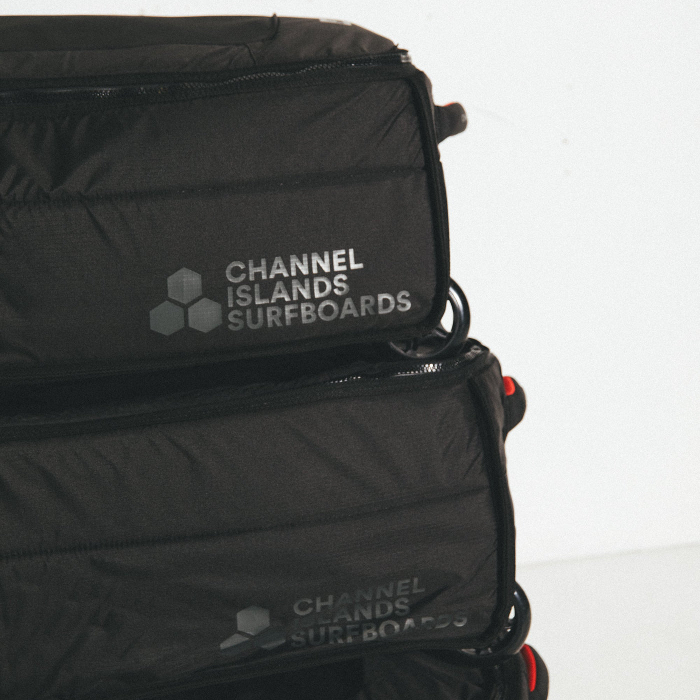 Channel Islands QUAD Wheeled TRAVELER Surfboard Cover - Black - Waterproof & Durable Protection for Travel & Storage | Perfect for Surf Trips, Airplane Transport & Beach Days