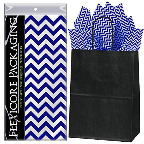 Navy Blue Chevron