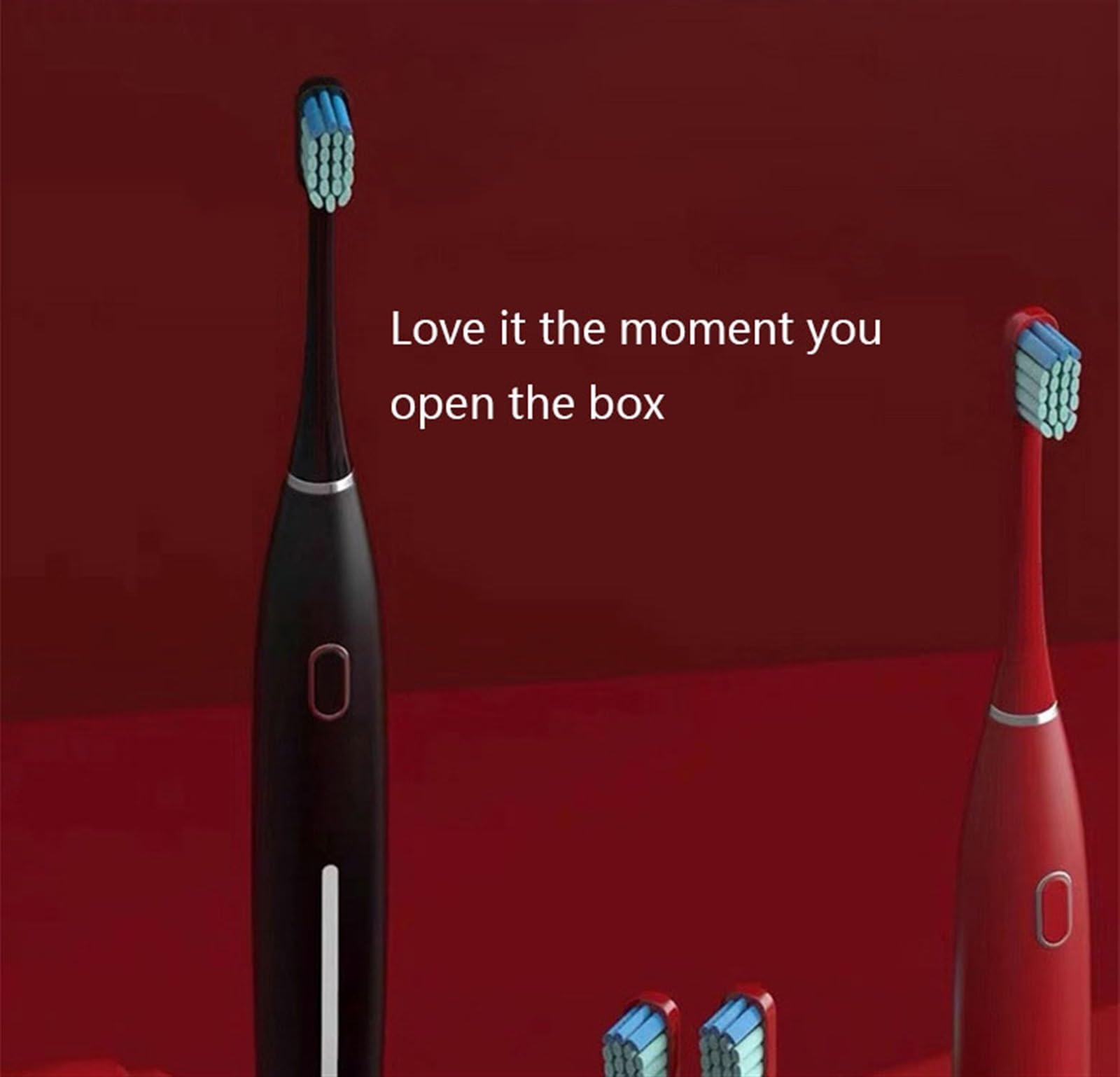 Electric Toothbrush for Adults - 5 Modes, 4 Brush Heads & Travel Case for Deep Cleaning at Home & Travel