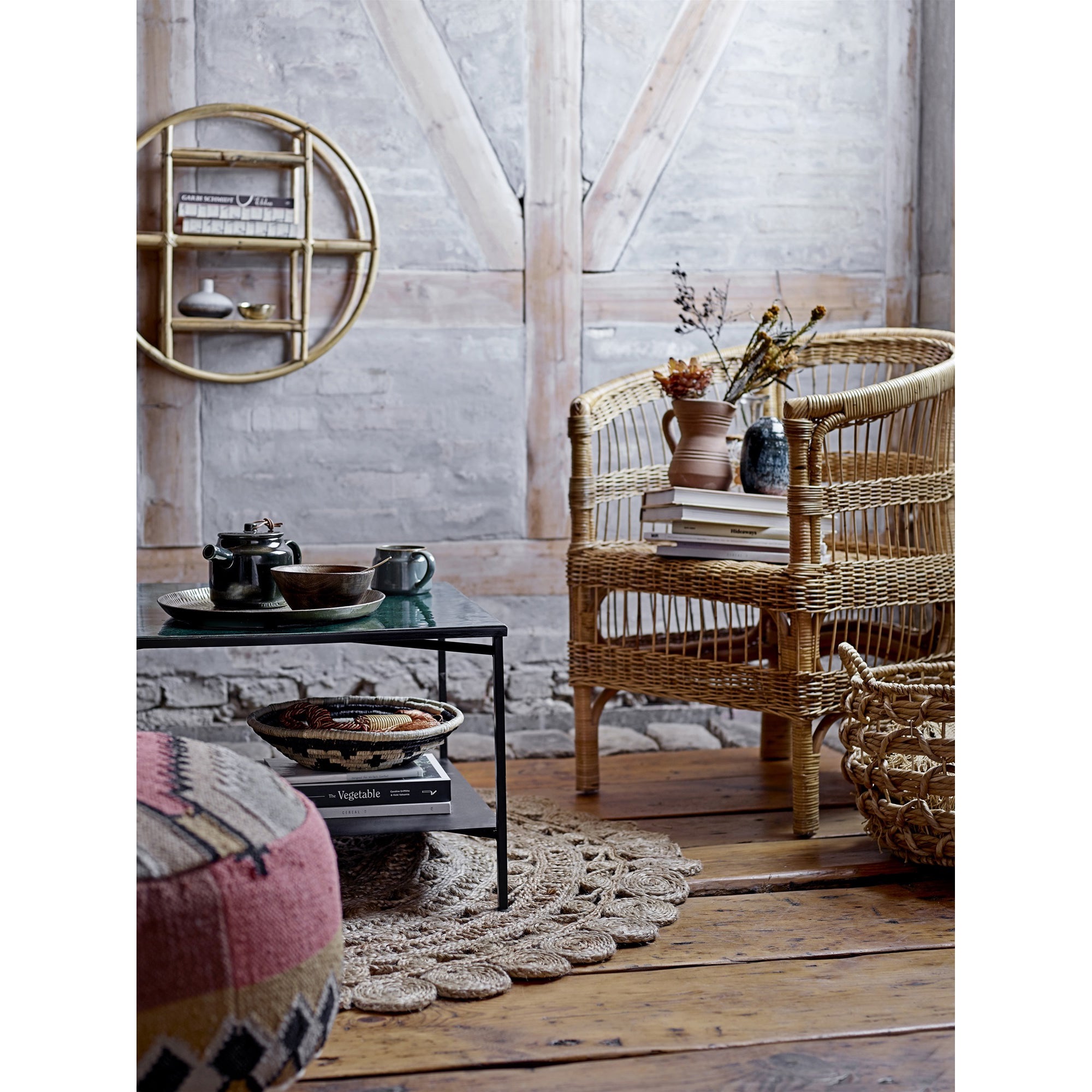 Bloomingville Sacha Natural Fiber Rug - Soft & Durable for Living Room, Bedroom & Nursery Decor