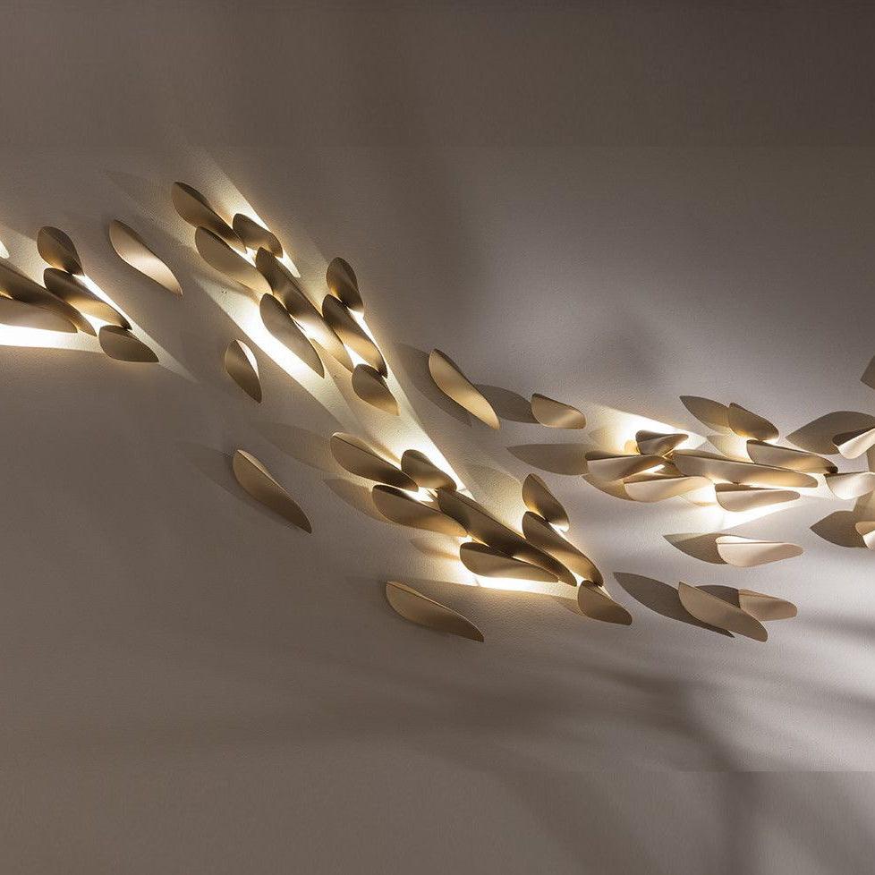 Modern Anodized Aluminum Wall Lamp - Sleek Indoor/Outdoor Lighting for Living Room, Bedroom, or Patio