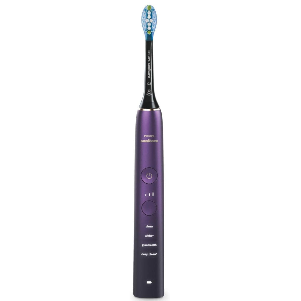 PHILIPS HX9911/91 Sonicare 9000 Series Electric Toothbrush - Premium Rechargeable Power Toothbrush with Smart Sensor & 3 Brush Heads - Perfect for Travel & Home Oral Care