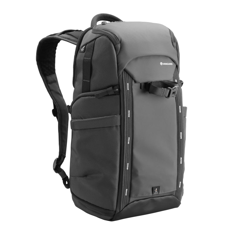 VEO Adaptor S46 Gray Camera Backpack with USB Charging Port & Side Access - Perfect for Travel, Photography & Outdoor Adventures