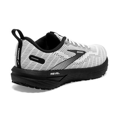 M Revel 6 White Black Running Shoes - Lightweight Athletic Sneakers for Men & Women - Perfect for Jogging, Gym Workouts & Daily Wear