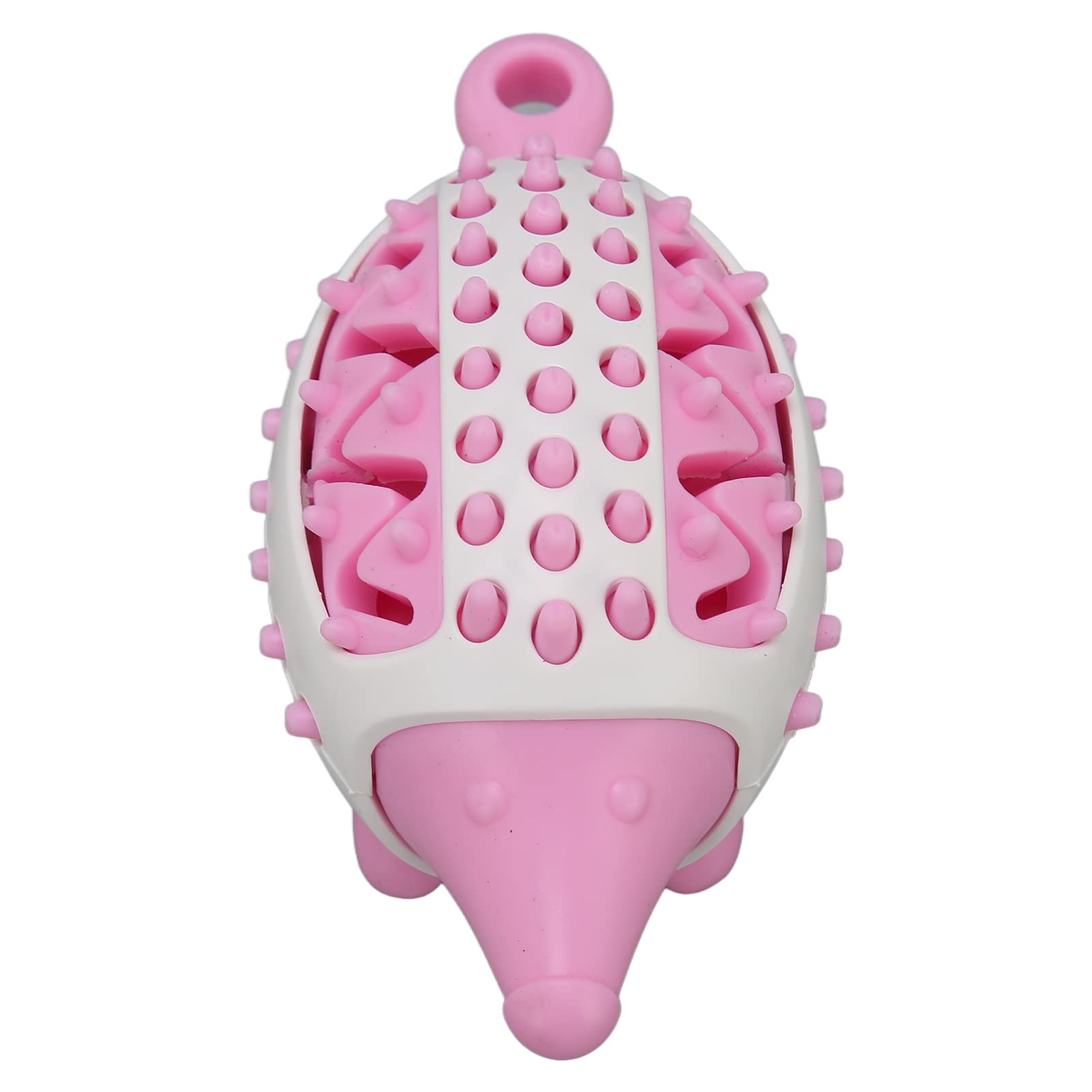 **Interactive Hedgehog Dog Chew Toy - Treat Dispenser & Teeth Cleaning Puzzle for Small, Medium & Large Dogs - Durable Bite-Resistant Chewing Toy for Mental Stimulation & Dental Health (Pink) - Perfect for Training, Boredom Relief & Playtime**