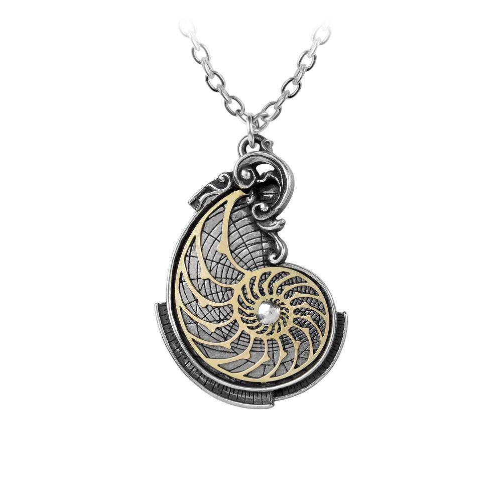 Golden Spiral Pendant Necklace - Elegant 14K Gold Jewelry for Women | Perfect for Everyday Wear, Gifts & Special Occasions