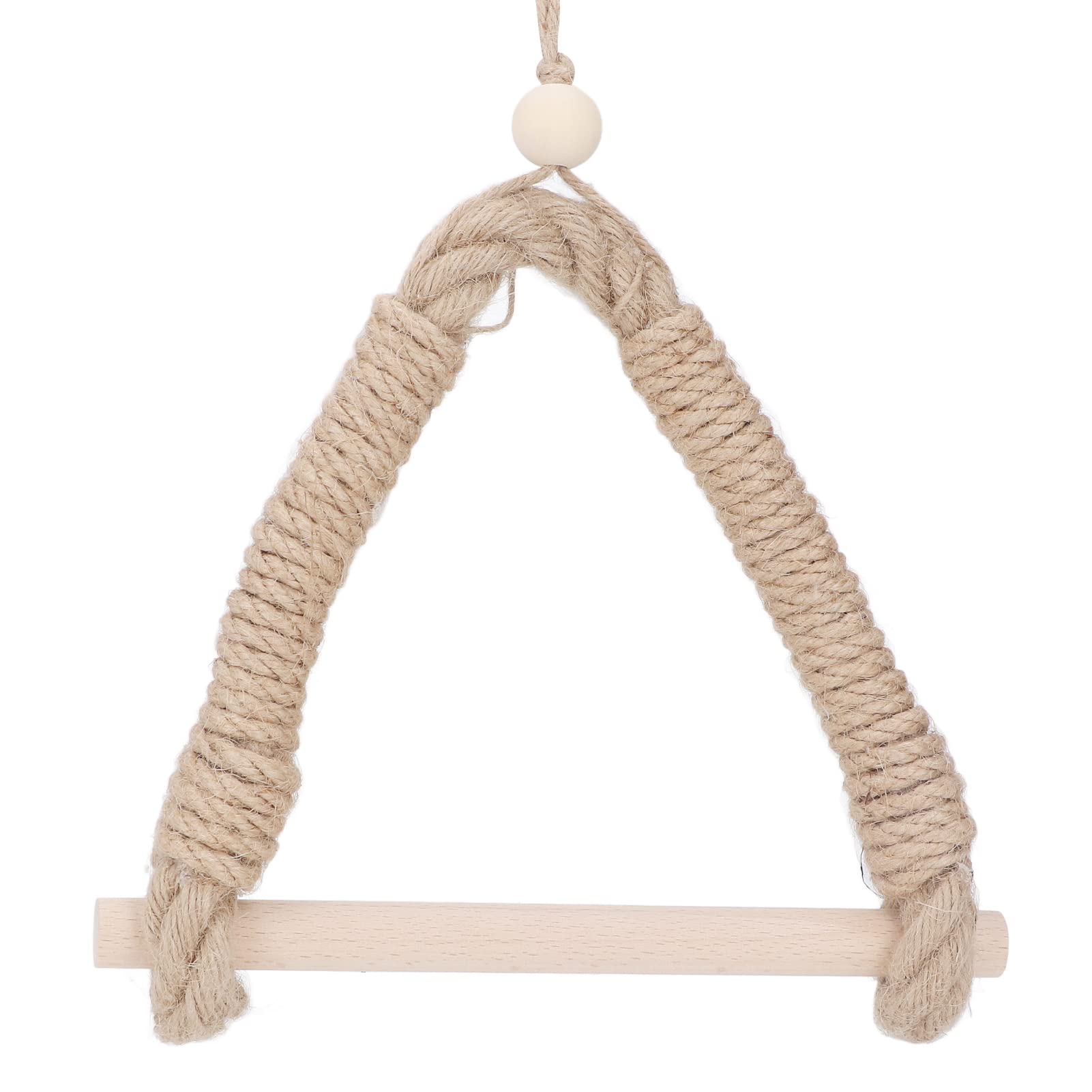 Shipenophy Wooden Toilet Paper Holder with Hand-Woven Hemp Rope - Easy Assembly Bathroom & Laundry Room Organizer - Perfect for Home, RV, and Office Use