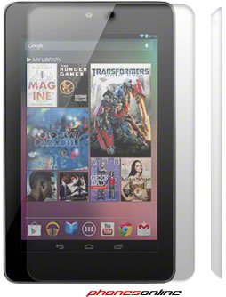 Google Nexus 7 Screen Protectors (2-Pack) - HD Clear Anti-Scratch Film for Tablet Protection - Perfect for Work, Travel & Everyday Use