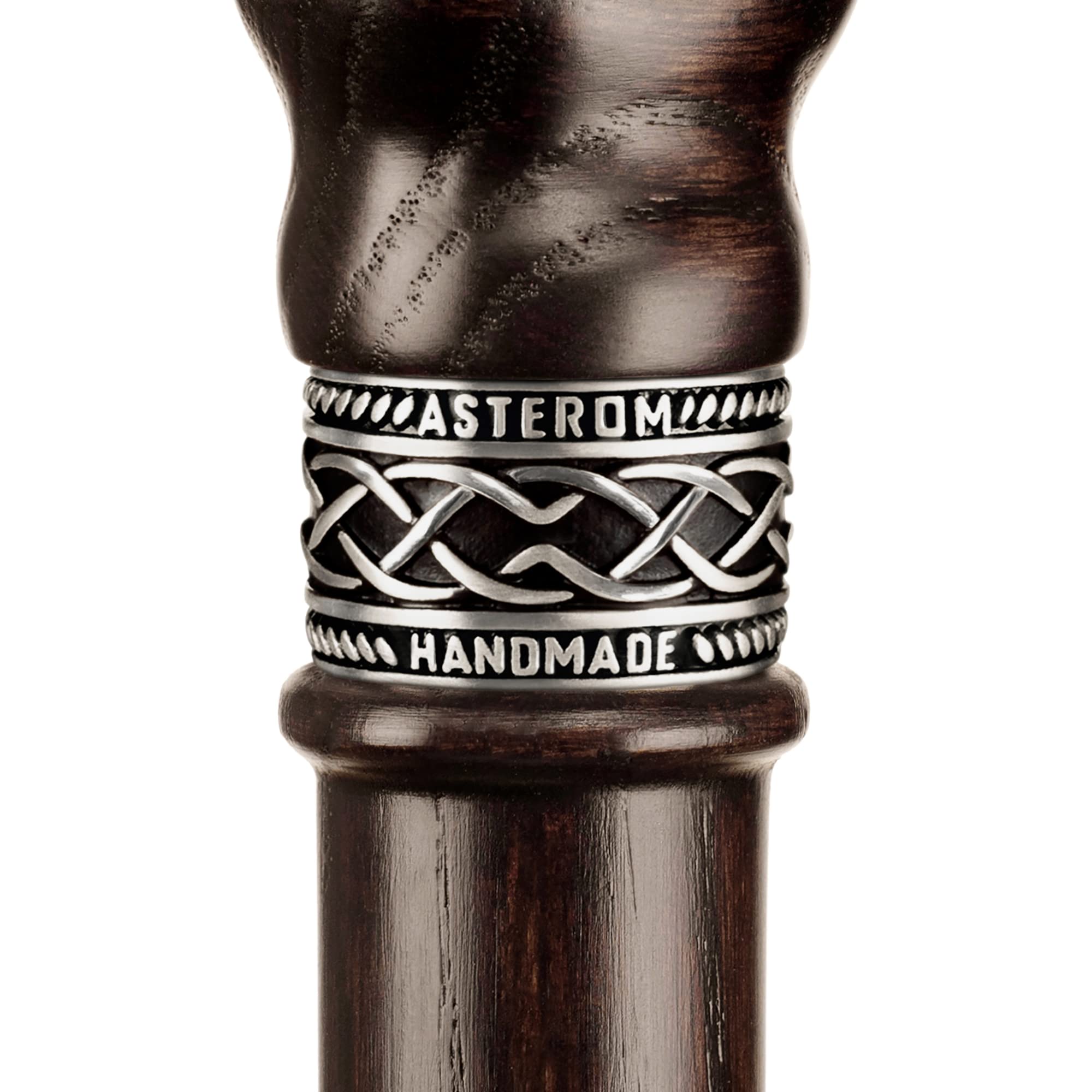 Stylish Handmade Wooden Walking Cane for Men - Bull Head Design - Fashionable Designer Walking Stick for Seniors & Adults - Perfect for Hiking, Travel & Daily Support